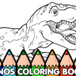Carte de colorat Dinos